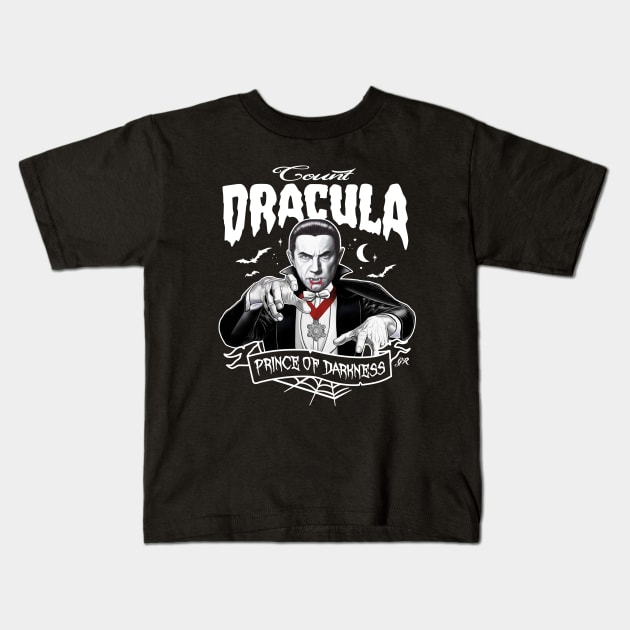 Count Dracula Kids T-Shirt by Gothic Rose